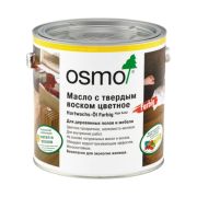 Масло OSMO Hartwachs Ol Farbig с тв.воском, Графит * / 2,5 литра