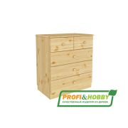 Комод 5 ящиков сосна, без покраски