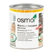 Масло OSMO Hartwachsoel с тв. воском, бесцветное, Полуматовое / 0,125 литра