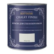 Краска CHALKY WALL PAINT для стен и потолков, ультраматовая /2,5л /Серый зимний